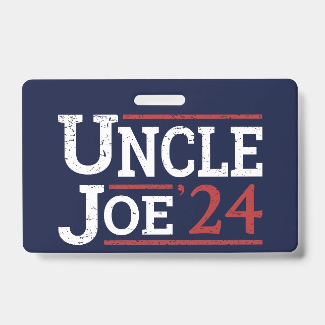Election 2024 - Uncle Joe I ID Badge (Front)