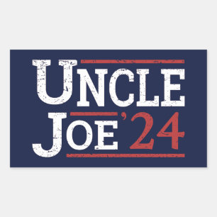 Election 2024 - Uncle Joe I Rectangular Sticker