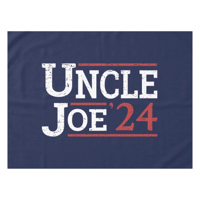 Election 2024 - Uncle Joe I Tablecloth (Front (Horizontal))