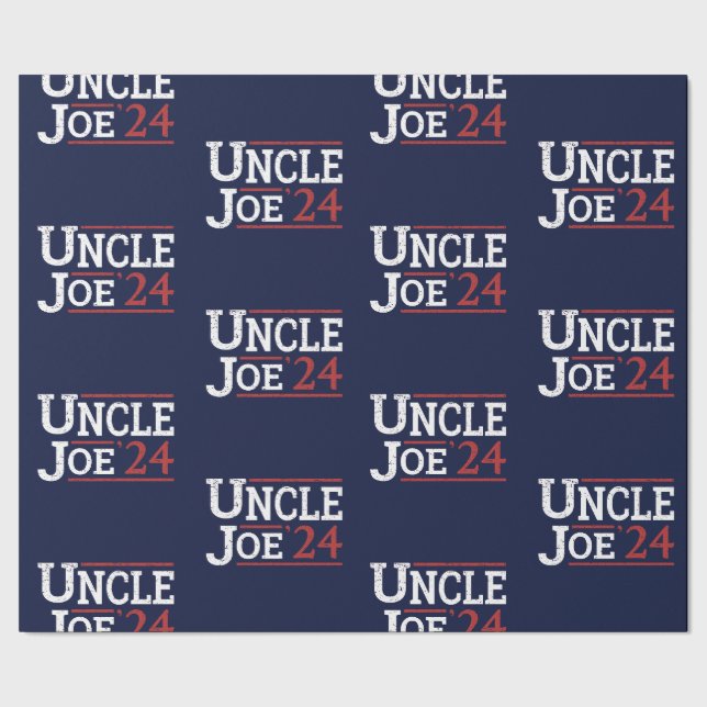 Election 2024 - Uncle Joe I Wrapping Paper (Seam)