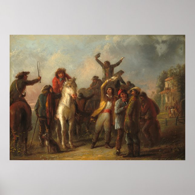 Election - Alfred Jacob Miller Fine Art Poster (Front)