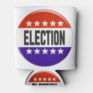 Election Button Can Cooler
