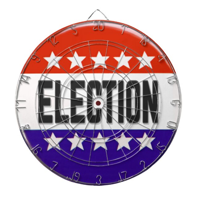 Election Button Dartboard (Front)