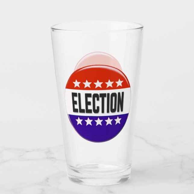 Election Button Glass (Front)