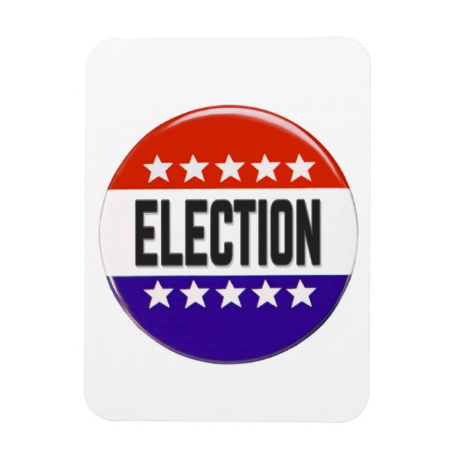 Election Button Magnet (Vertical)
