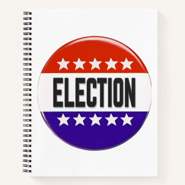 Election Button Notebook (Front)