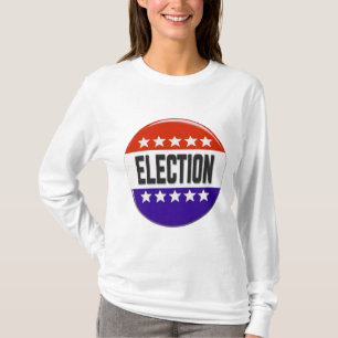 Election Button T-Shirt