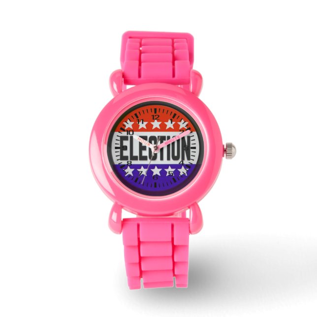 Election Button Watch (Front)