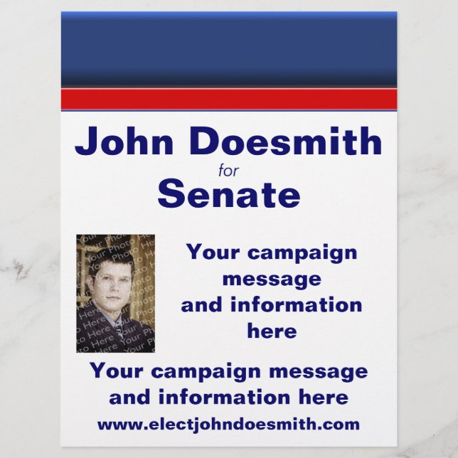 Election Campaign Flyer Temp-late (Front)
