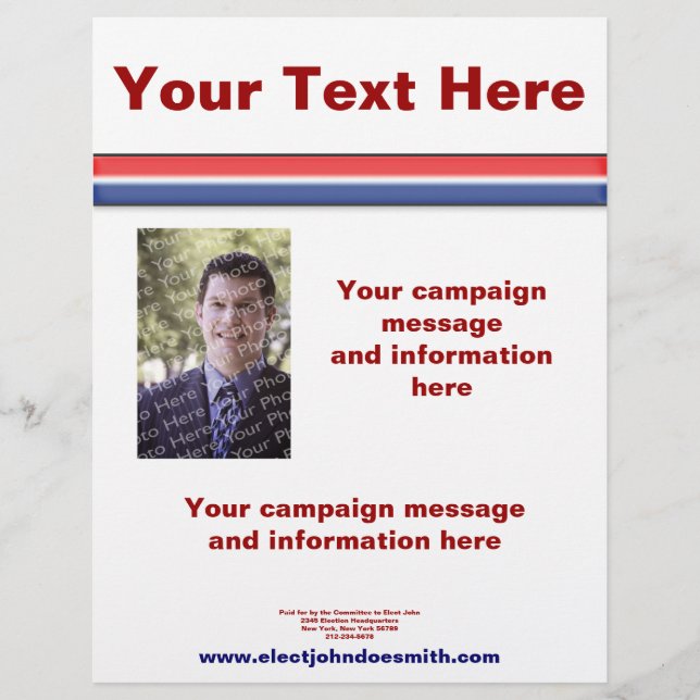 Election Campaign Flyer Template (Front)