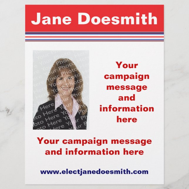 Election Campaign Flyer Template (Front)