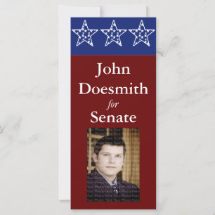 Election Campaign Rack Card Template