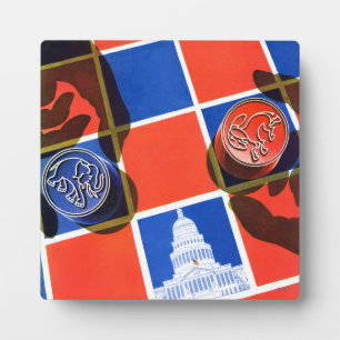 Election Chequerboard Plaque