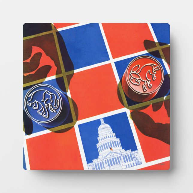 Election Chequerboard Plaque (Front)