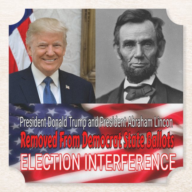 Election Interference Paper Coaster (Front)