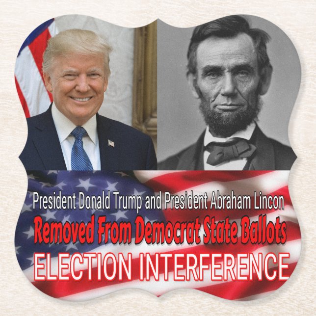 Election Interference Paper Coaster (Front)