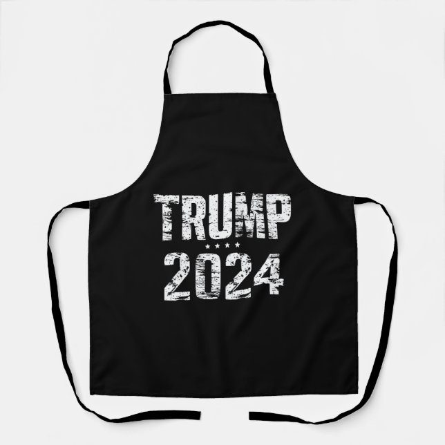 Election Keep America Great Trump 2024  Apron (Front)