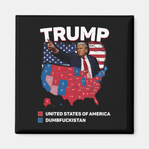 Election Map 2024 United States Of America Dumbist Magnet