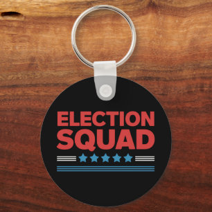 Election Squad 2024 Election Democrat Republican  Key Ring