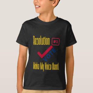Election Usa - Voting - Voice Heard Sticker T-Shirt