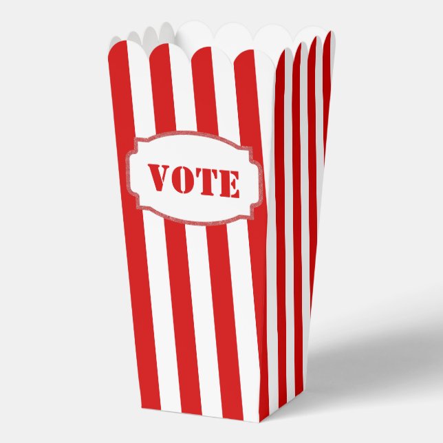 Election Vote Popcorn Favour Box (Front)