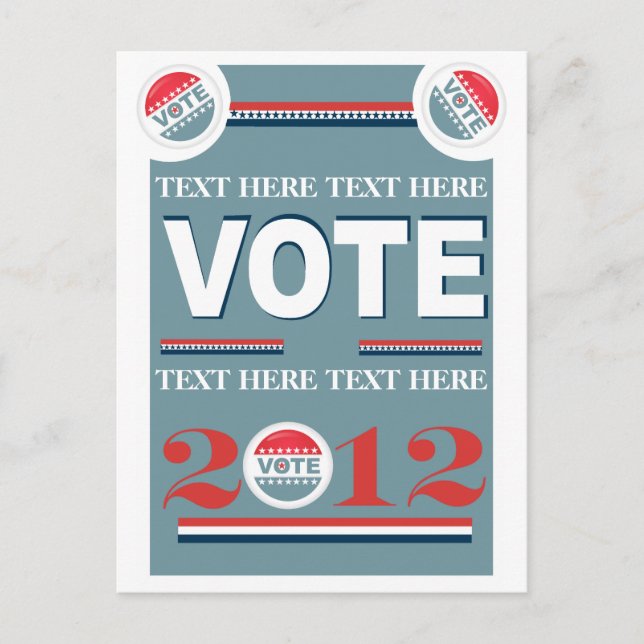 Election Voting Postcard (Front)