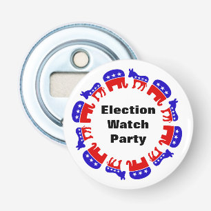 Election Watch Party Bottle Opener