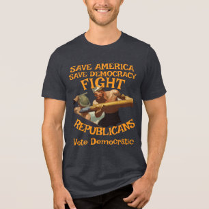 ELECTION ZL X1 KP VOTE DEMOCRATIC PARTY COST T Tri-Blend SHIRT