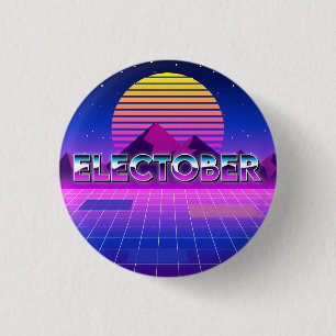 ELECTOBER 24 LOGO 3 CM ROUND BADGE