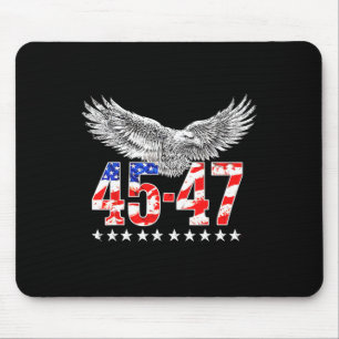 Electoral Map Trump Landslide Red Election Map 202 Mouse Pad