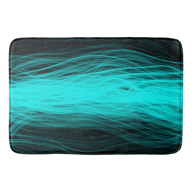Electric Aqua - Bath Mat (Front)