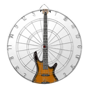 Electric Bass Guitar Dartboard
