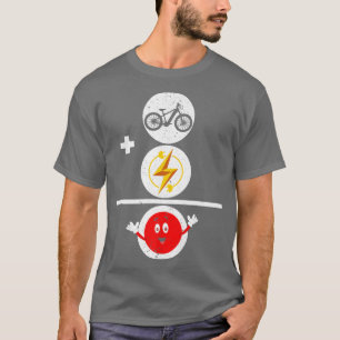 Electric Bicycle E-Bike Ride Bike Lover Bicycling  T-Shirt