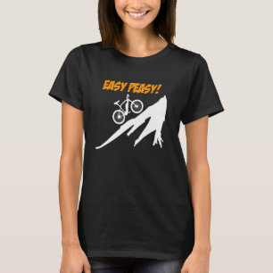 Electric Bike EASY PEASY E-Bike Rider Funny E-Bike T-Shirt