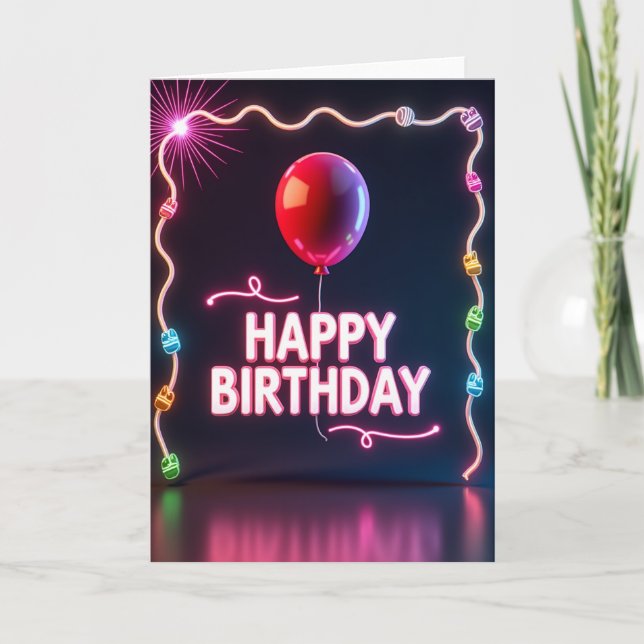 Electric Birthday Card (Front)