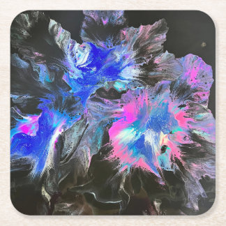 Electric Bloom Coaster Set - Abstract