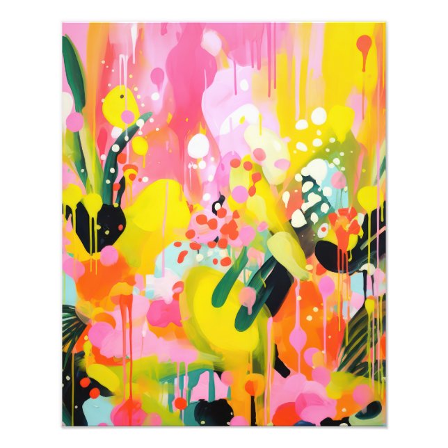 Electric Bloom Photo Print (Front)