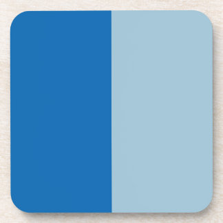 Electric Blue Lemonade and Aquamarine Duo Tone Coaster