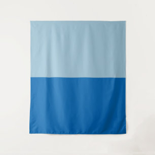 Electric Blue Lemonade and Aquamarine Duo Tone Tapestry