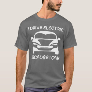 Electric Car ECar Electric Vehicle girl T-Shirt