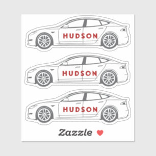 Electric car/vehicle line drawing custom design 