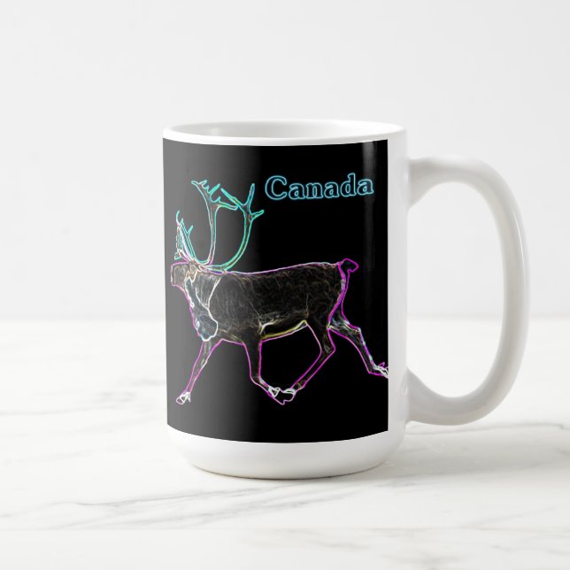 Electric Caribou Coffee Mug (Right)
