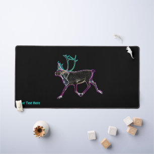 Electric Caribou Desk Mat