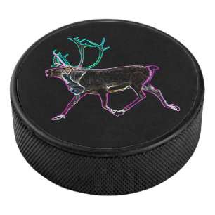 Electric Caribou Hockey Puck