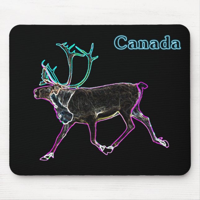 Electric Caribou Mouse Pad (Front)