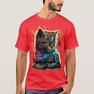 Electric Cat Power Design1 T-Shirt