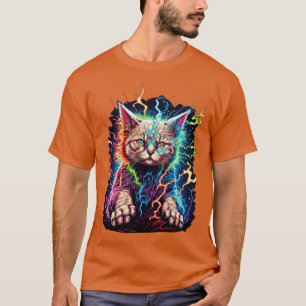 Electric Cat Power Design T-Shirt