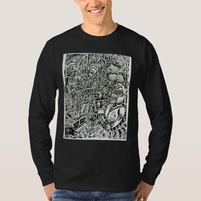Electric Chair, by Brian Benson T-Shirt (Front)