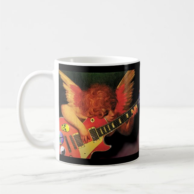 Electric Cherub classic coffee mug. Mug (Left)