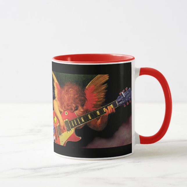 Electric Cherub two tone coffee mug. Mug (Right)